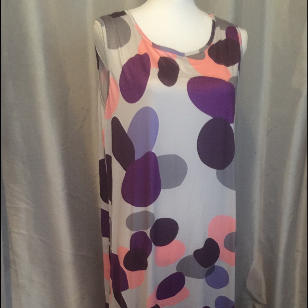 Unbranded Maxi polka dot dress XL 95%cotton/nwot